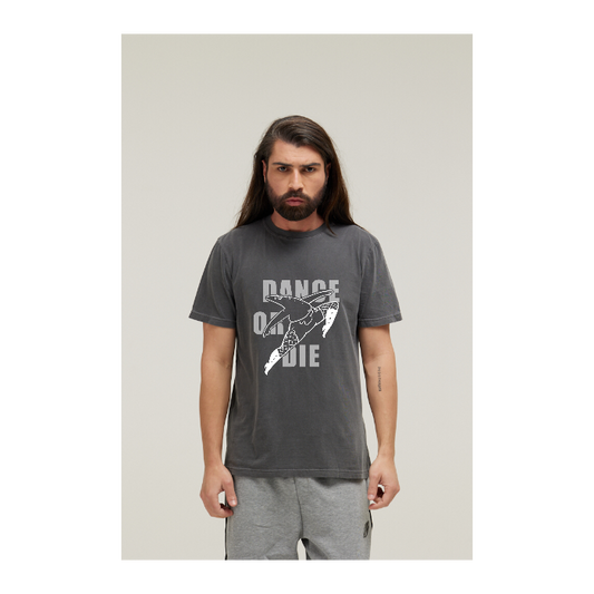 Camiseta Estonada Cinza Chumbo
