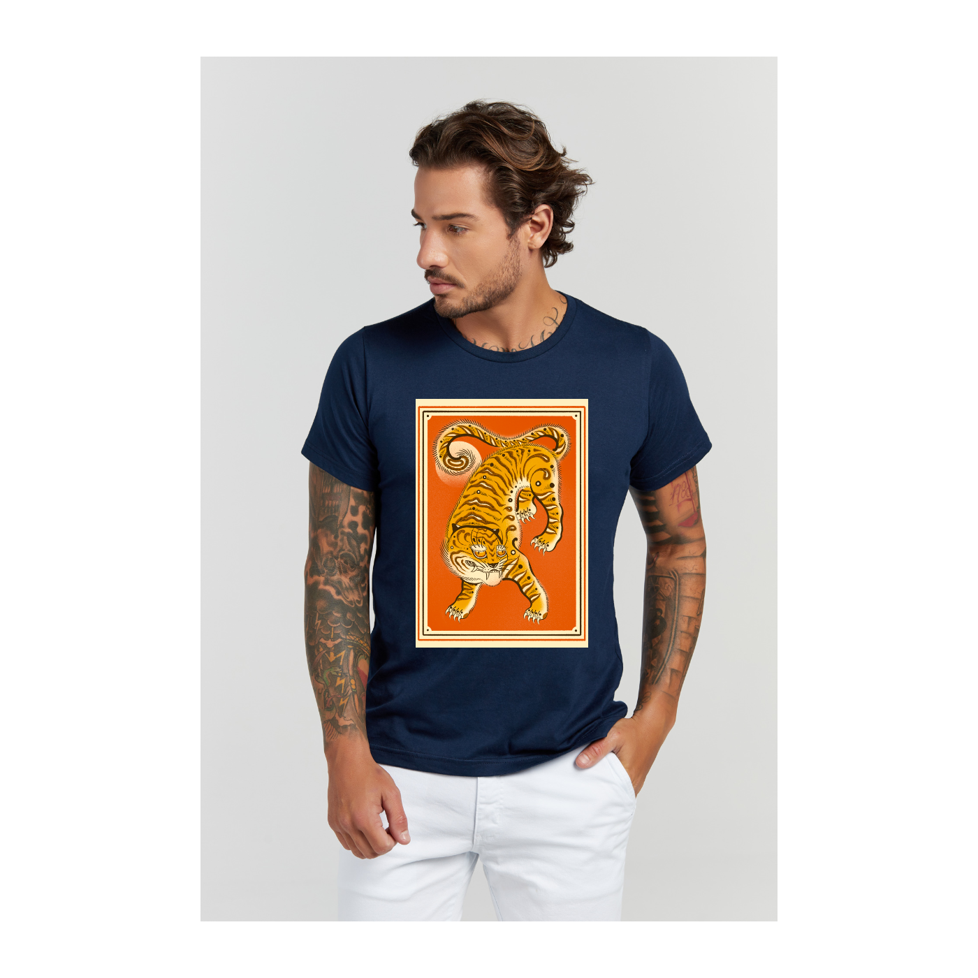 Camiseta Premium Azul Marinho