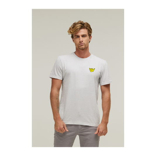 Camiseta Estonada Branco Gelo