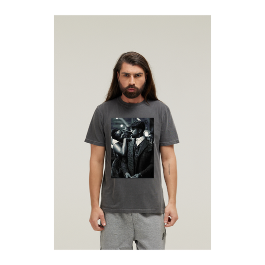 Camiseta Estonada Cinza Chumbo