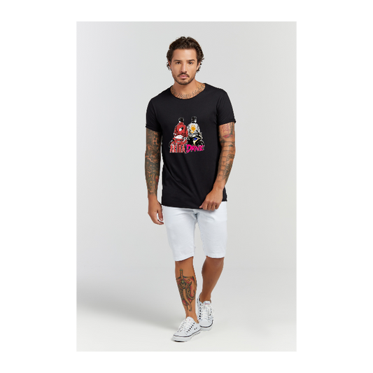 Camiseta Longline Preto