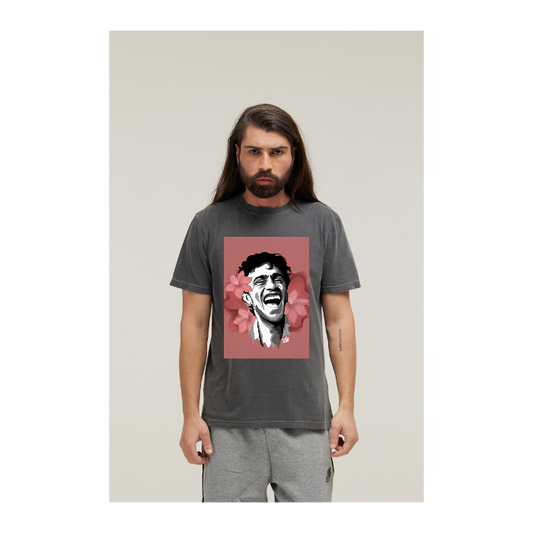 Camiseta Estonada Cinza Chumbo