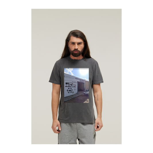 Camiseta Estonada Cinza Chumbo