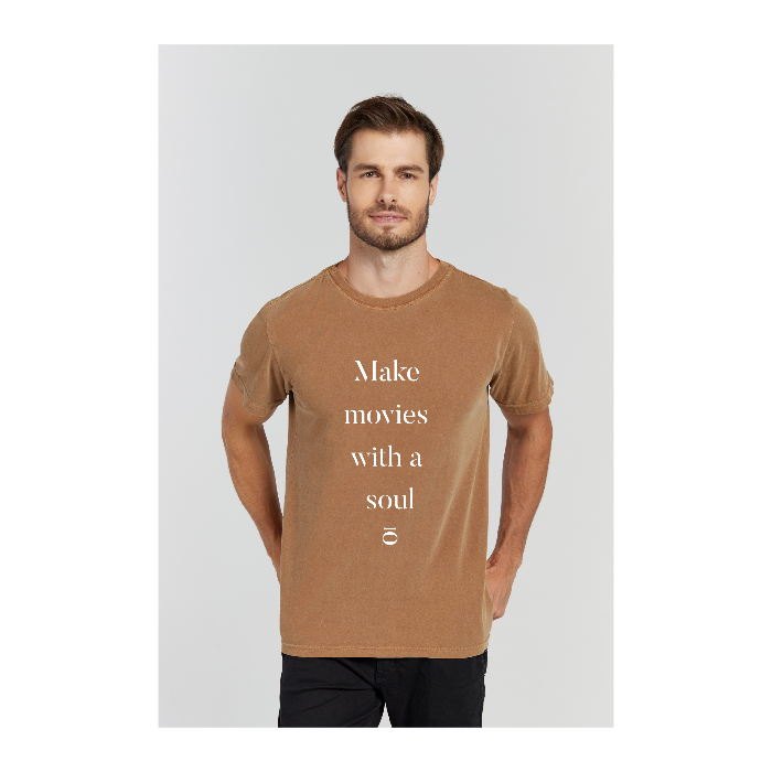 Camiseta Estonada Marrom
