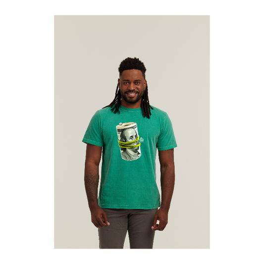 Camiseta Estonada Verde Bandeira