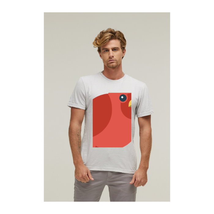 Camiseta Estonada Branco Gelo