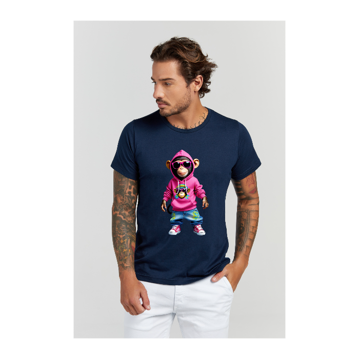 Camiseta Premium Azul Marinho