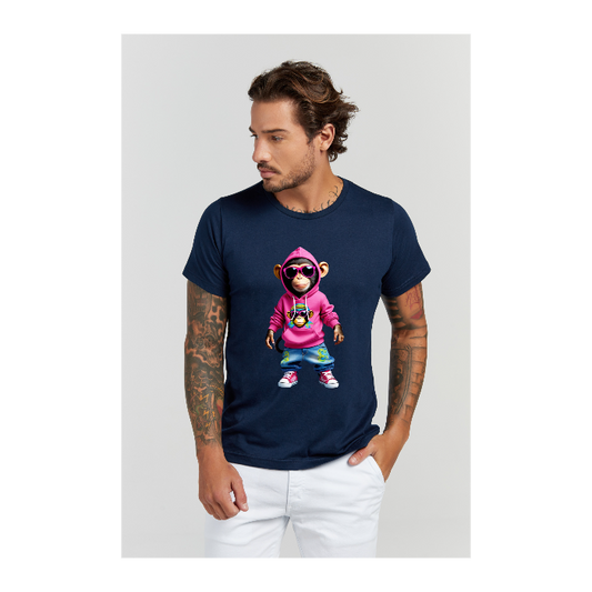Camiseta Premium Azul Marinho