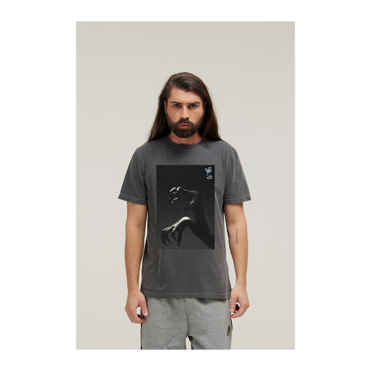Camiseta Estonada Cinza Chumbo