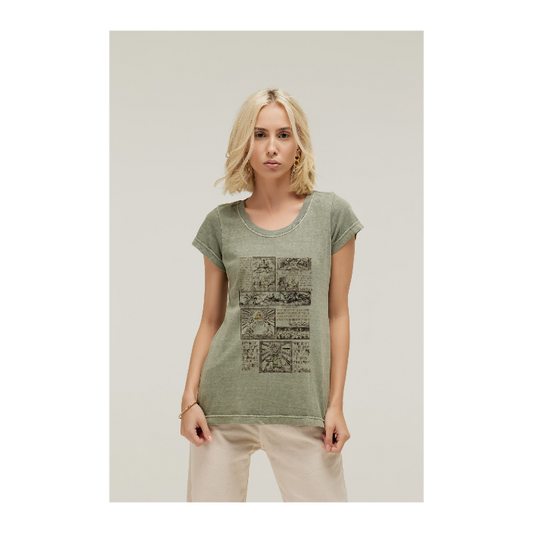 Baby long Estonada Verde Militar