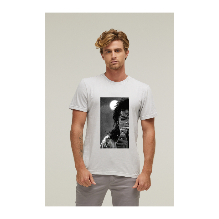 Camiseta Estonada Branco Gelo
