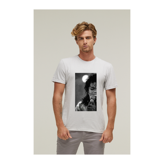 Camiseta Estonada Branco Gelo