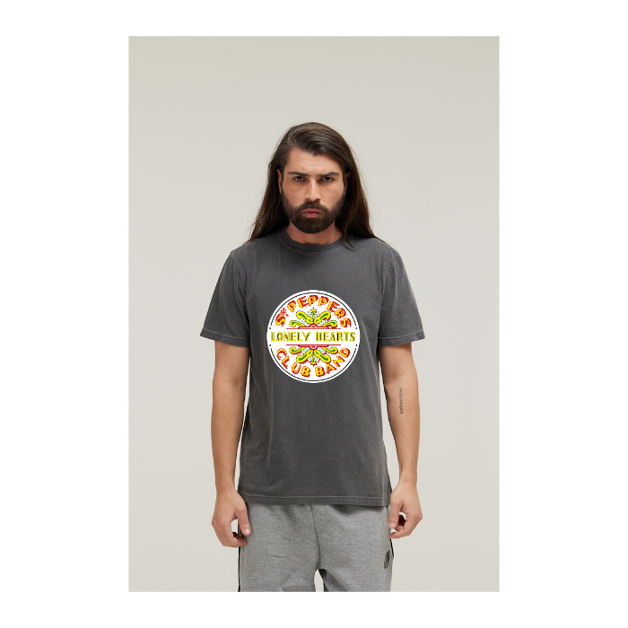 Camiseta Estonada Cinza Chumbo