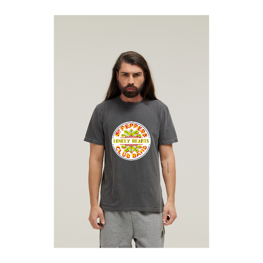 Camiseta Estonada Cinza Chumbo