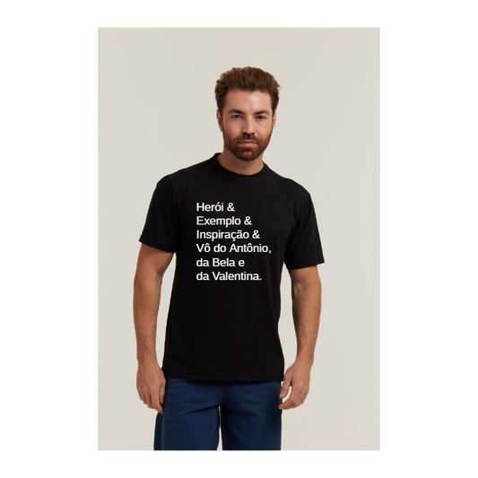 Camiseta Pima Preto