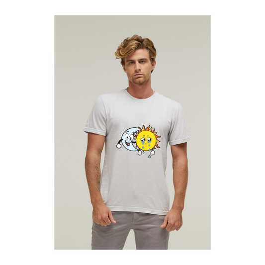 Camiseta Estonada Branco Gelo