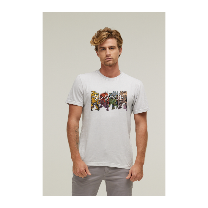 Camiseta Estonada Branco Gelo