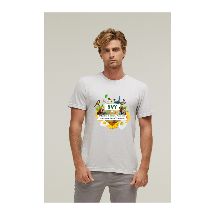Camiseta Estonada Branco Gelo