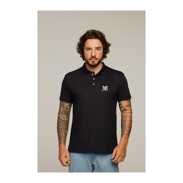 Camisa Polo Preta