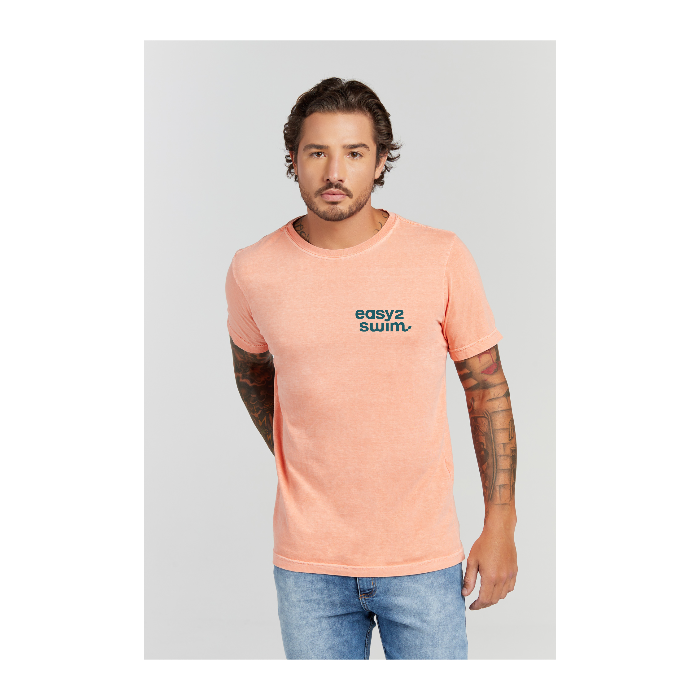 Camiseta Estonada Laranja