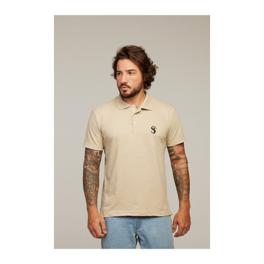 Camisa Polo Caqui