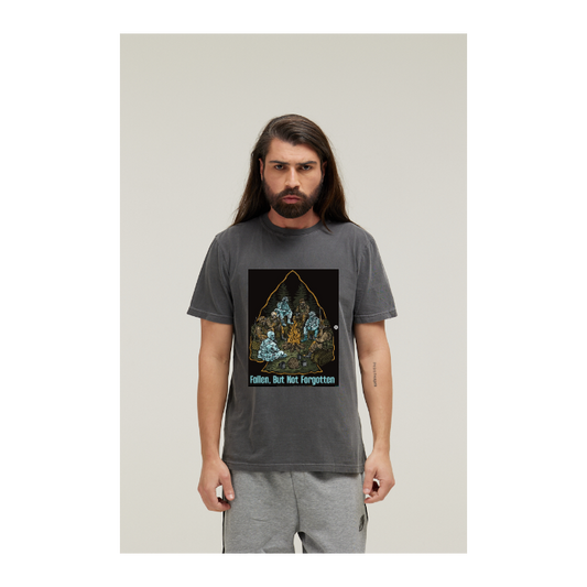 Camiseta Estonada Cinza Chumbo