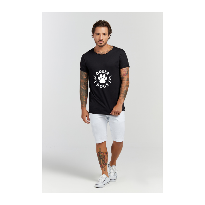 Camiseta Longline Preto