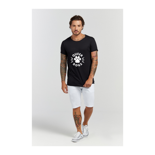 Camiseta Longline Preto