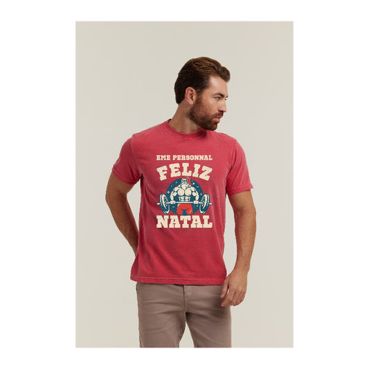 Camiseta Estonada Vermelho