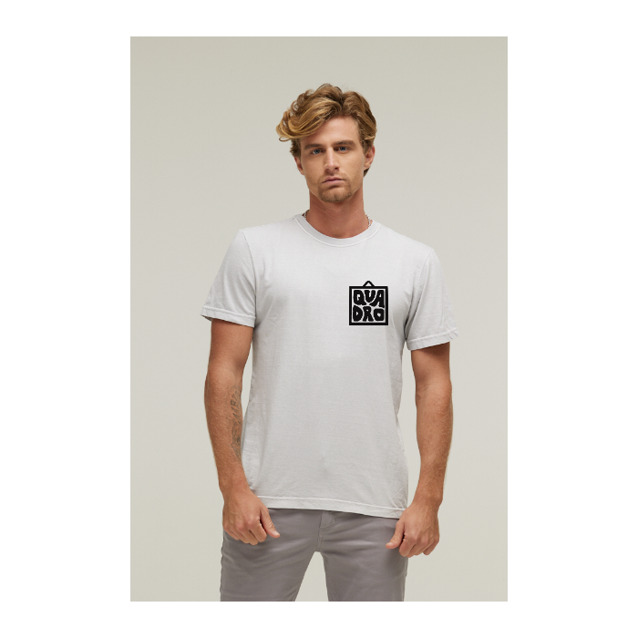 Camiseta Estonada Branco Gelo