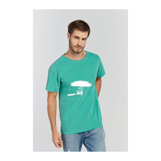 Camiseta Estonada Verde Bandeira