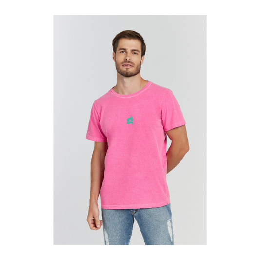 Camiseta Estonada Rosa Pink