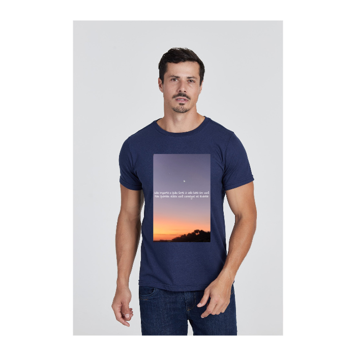 Camiseta Básica Azul Marinho