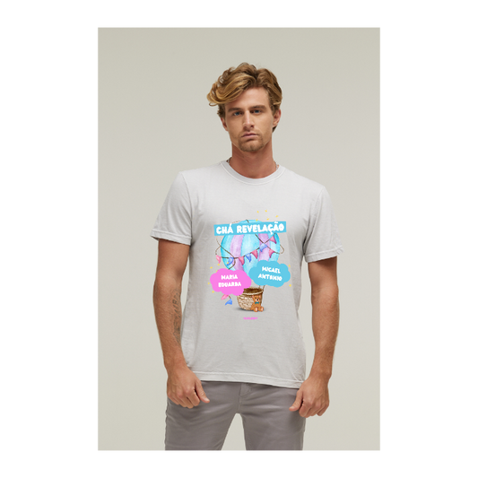 Camiseta Estonada Branco Gelo