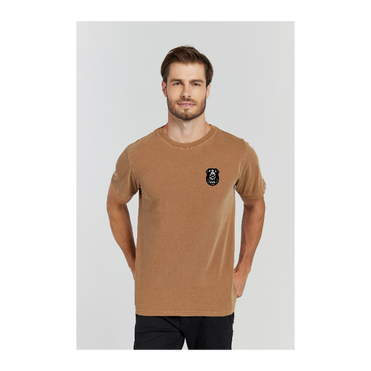 Camiseta Estonada Marrom