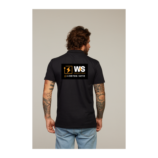 Camisa Polo Preta