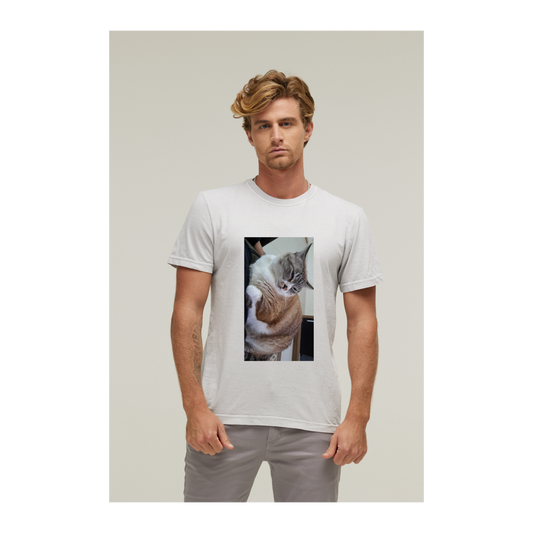 Camiseta Estonada Branco Gelo