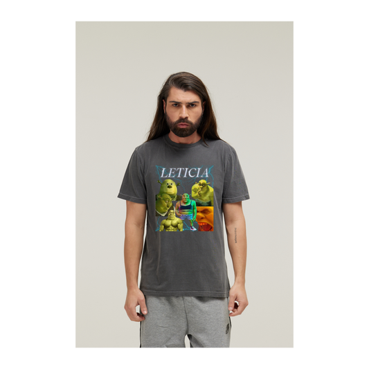 Camiseta Estonada Cinza Chumbo