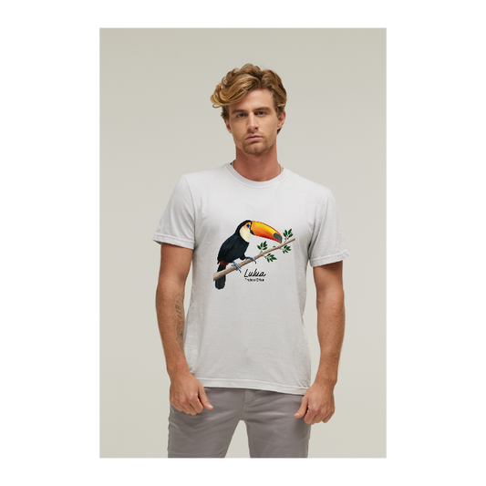 Camiseta Estonada Branco Gelo