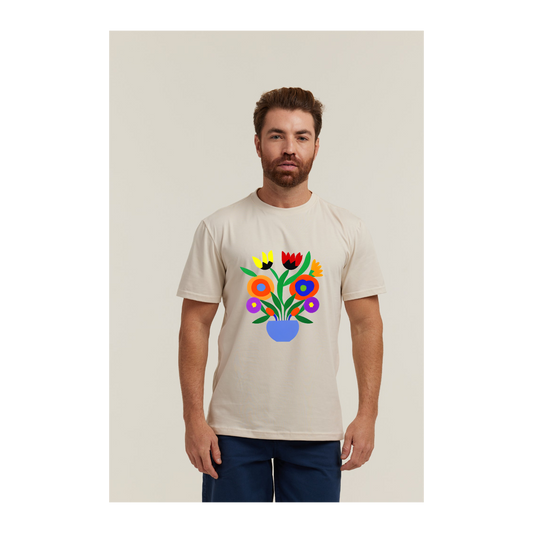 Camiseta Pima Areia