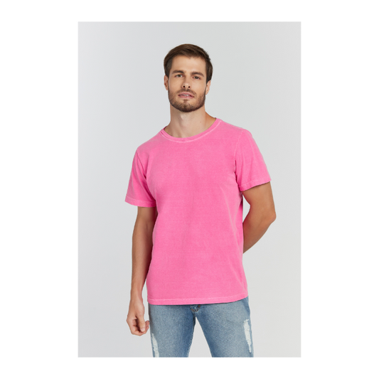 Camiseta Estonada Rosa Pink