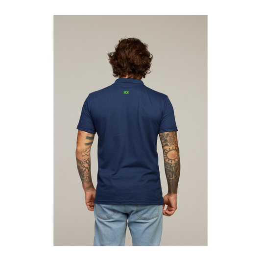 Camisa Polo Azul Marinho