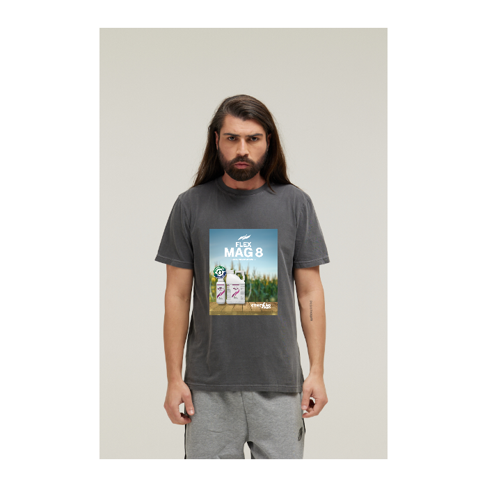 Camiseta Estonada Cinza Chumbo