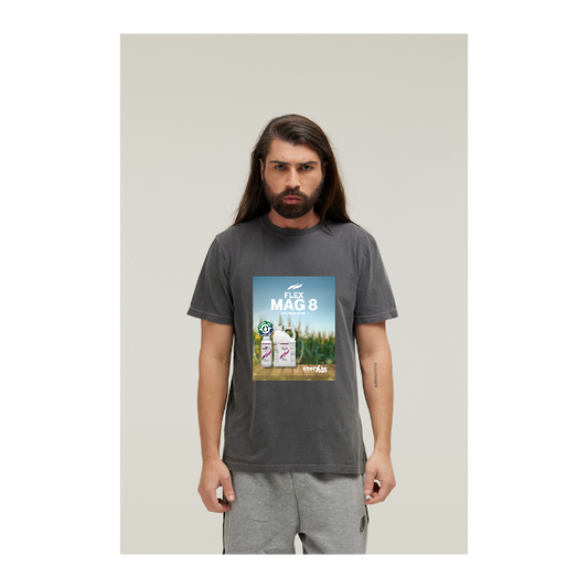 Camiseta Estonada Cinza Chumbo