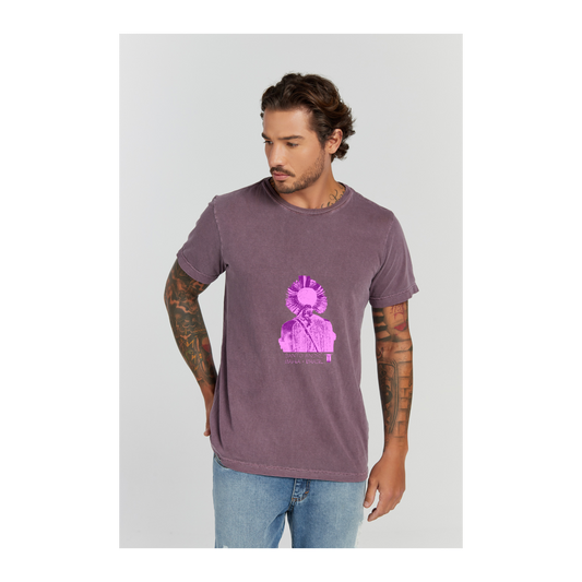 Camiseta Estonada Roxo