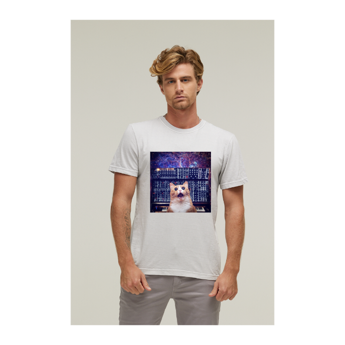 Camiseta Estonada Branco Gelo