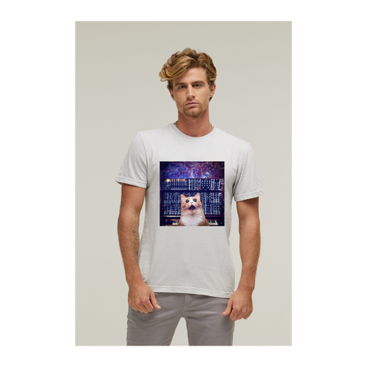 Camiseta Estonada Branco Gelo
