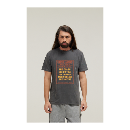 Camiseta Estonada Cinza Chumbo