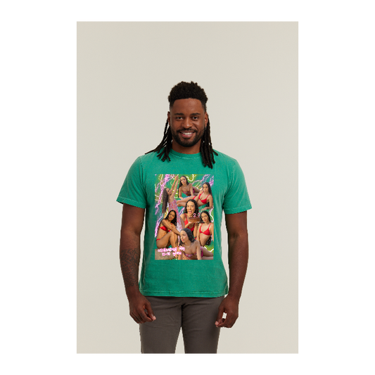 Camiseta Estonada Verde Bandeira
