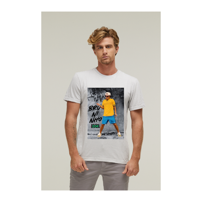 Camiseta Estonada Branco Gelo
